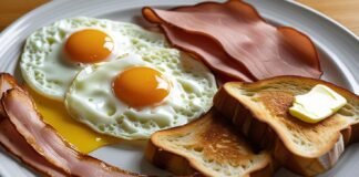 Cual Es El Desayuno Facil y Rapido De Preparar Desayuno Facil y Rapido De Preparar Jamon Huevo y Tostadas ()