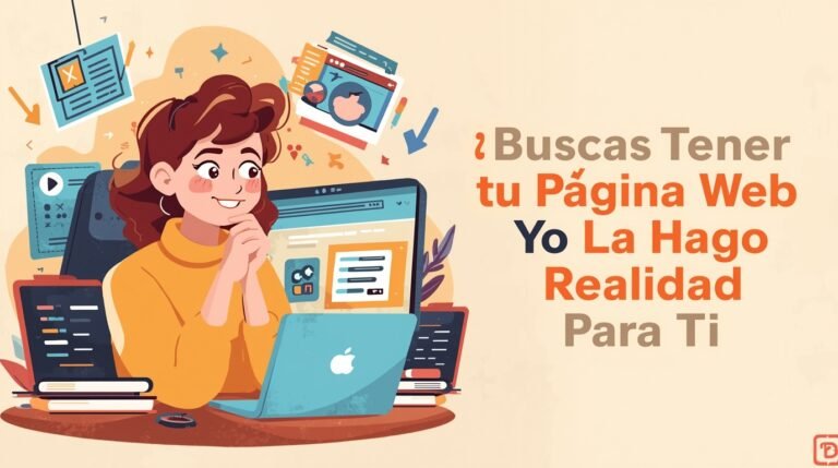 ¿Buscas Tener Tu Página Web? Yo La Hago Realidad Para Ti